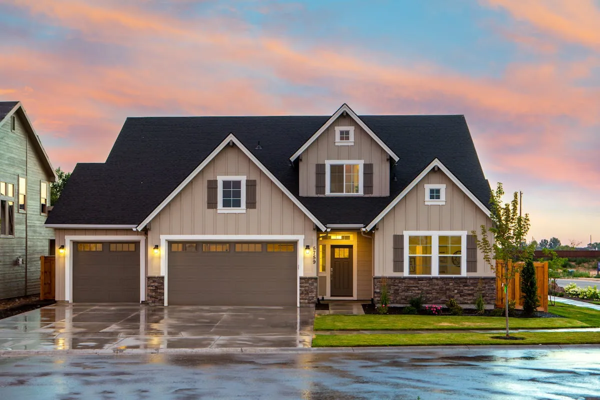 Vacation rental property at dusk representing direct booking revenue opportunities